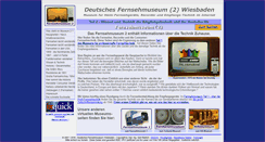 Desktop Screenshot of fernsehmuseum.de