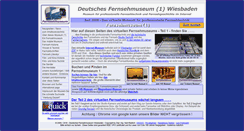 Desktop Screenshot of fernsehmuseum.info